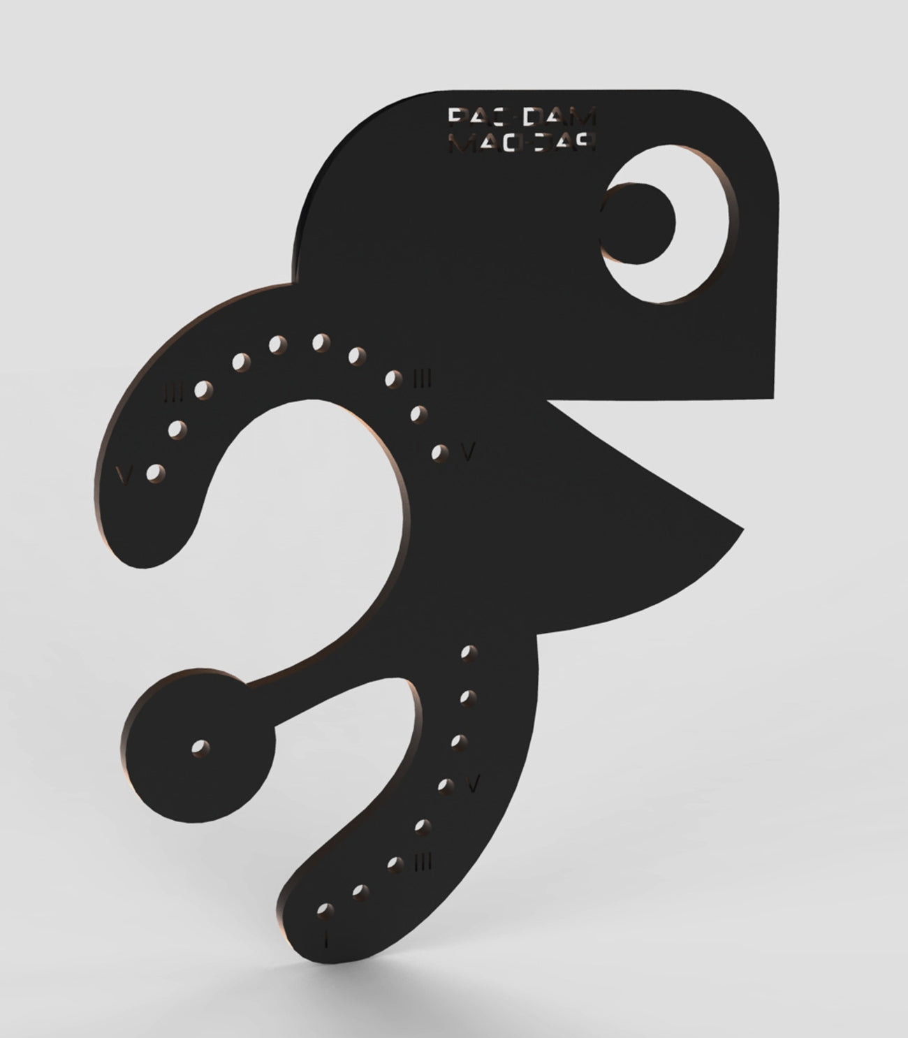 PacDam – Plexiglass Matte black